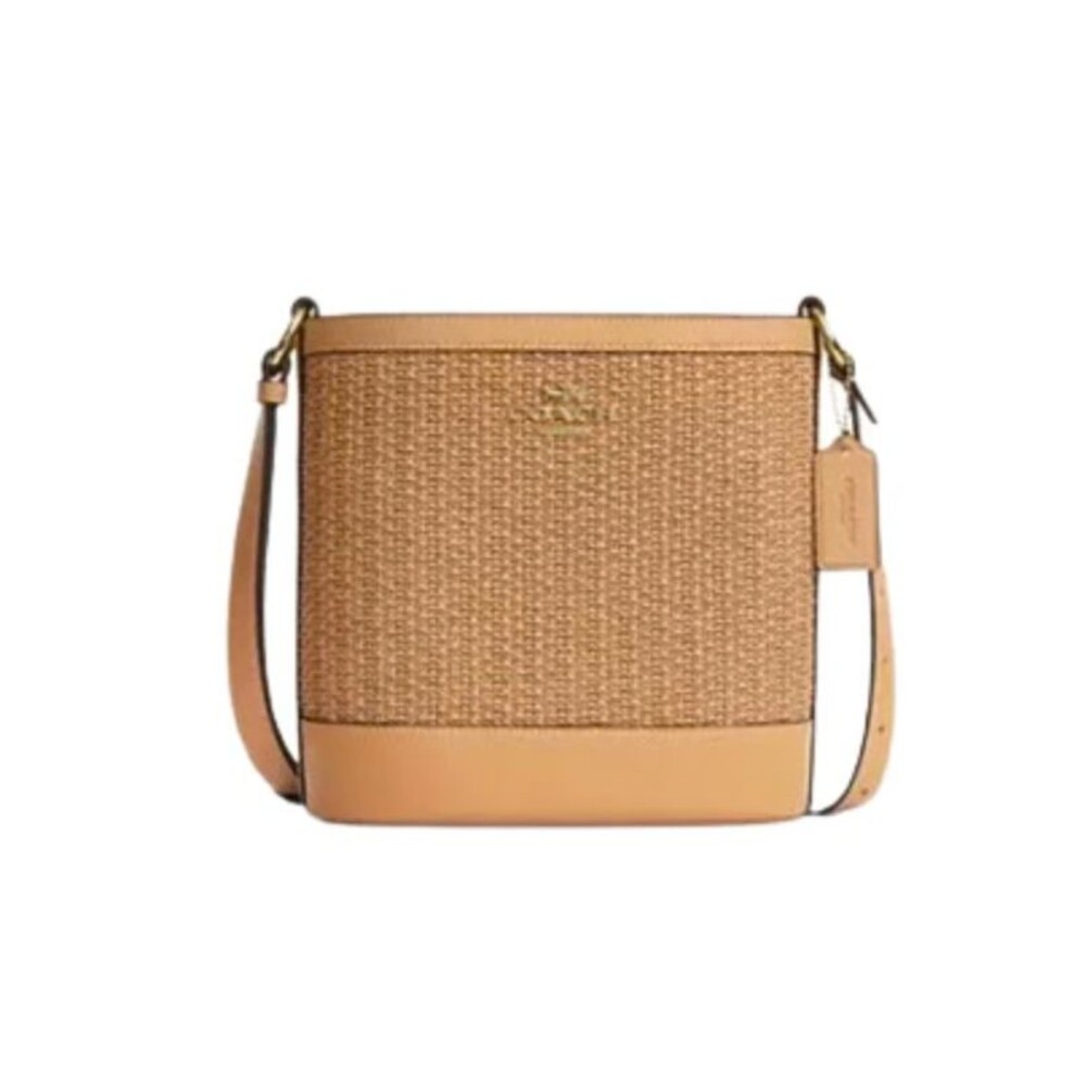 Coach Raffia Sophie Bucket Bag - NWT